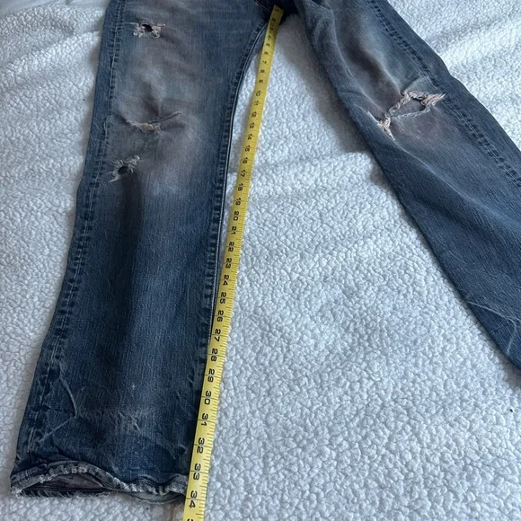 - PRPS Blue Ripped Jeans Men’s Size 32 - pockets need to be sewn - Picture 6 of 9